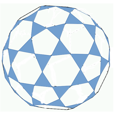 ちょっとインチキくさい多面体折り紙 アトリエコムコム